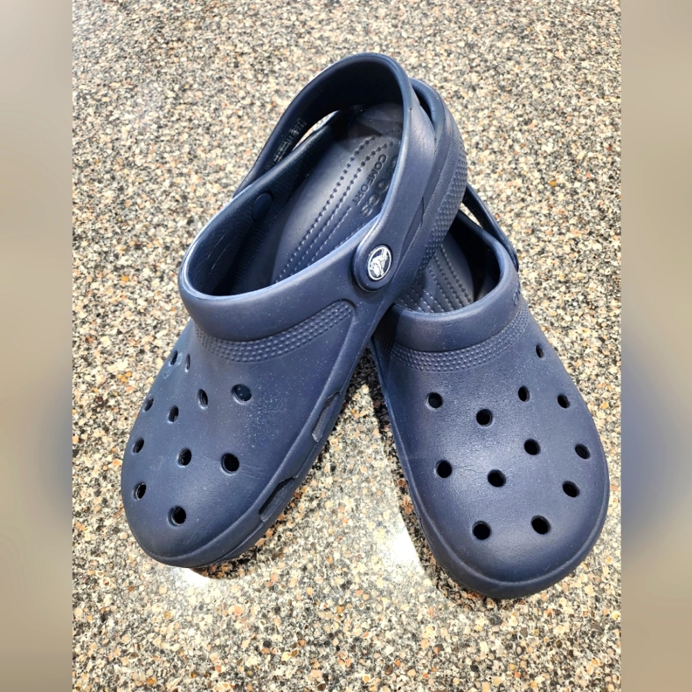 Navy Blue Crocs